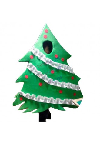 Christmas Tree Mascot Costume Xmas Cosplay Party Dress Outfit Unisex Fancy Adult