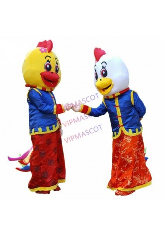 Chicken Mascot Costume Suit Cosplay Party Game Dress Outfit Halloween Adult