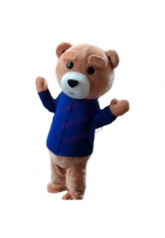 Advertising Movie Teddy Bear Mascot Costume Suit Animal Cosplay Dress Parade ADS