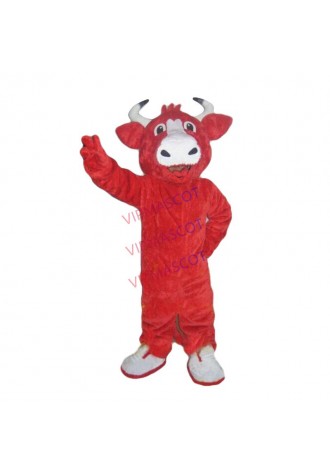 Cow Mascot Costume Cosplay Party Game Dress Outfit Advertising Halloween Adult