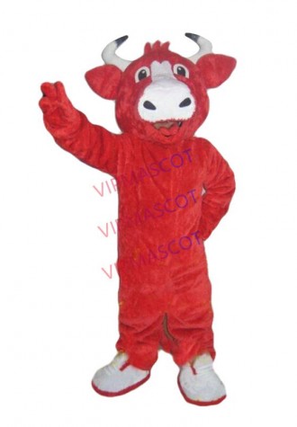 Cow Mascot Costume Cosplay Party Game Dress Outfit Advertising Halloween Adult