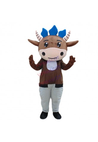 Bullfighting Festival Cow Mascot Costume Animal Cosplay Parade Party Dress Suits