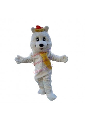 White Beer Mascot Costume Cosplay Party Fancy Dress Outfit Advertising Adults