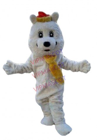 White Beer Mascot Costume Cosplay Party Fancy Dress Outfit Advertising Adults