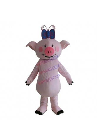 Halloween Adult Cute Pink Pig Mascot Costume Party Clothing Carnival Adults