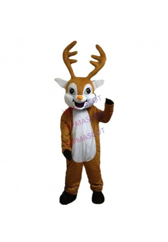 Reindeer Adult Mascot Xmas Costume Parade Cosplay Christmas Festival Party Dress