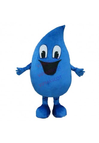 Blue Water Drop Mascot Costumes Fancy Dress Cartoon Costumes Free Shipping