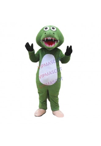 Crocodile Alligator Fat Mascot Halloween Costume Suit Adult Birthday Party Dress