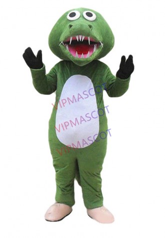 Crocodile Alligator Fat Mascot Halloween Costume Suit Adult Birthday Party Dress