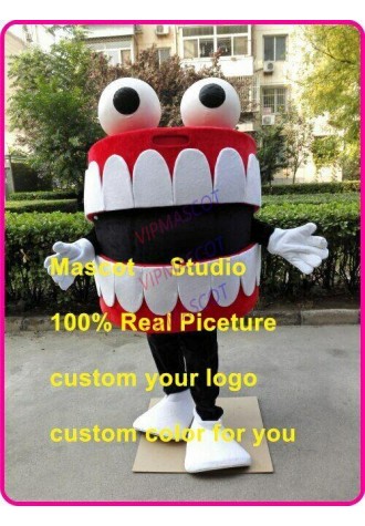 Oral Cavity Mascot Costume Suit Cosplay Party Game Dress Outfit Halloween Adult