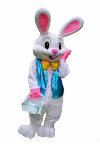 Adults Easter Bunny Mascots Costume Cartoon Rabbit Cosplay Fancy Dress Xmas