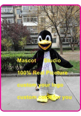 penguin Mascot Costume Suit Cosplay Party Game Dress Outfit Halloween Adult 2019
