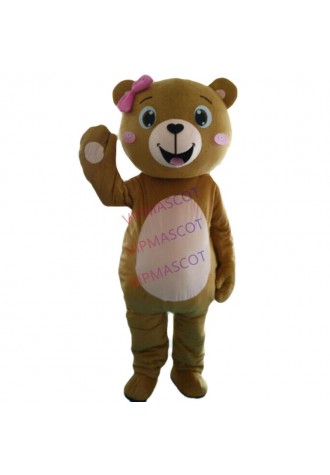 Bear Mascot Costume Cosplay Party Dress Outfit Advertising Halloween Adult Size