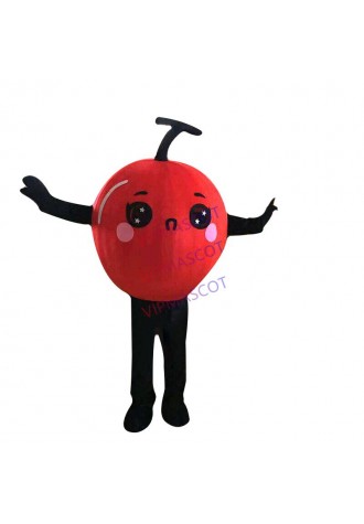 Adults Fruit Cherry Mascot Costume Suit Party Game Halloween Fancy Dress Parade