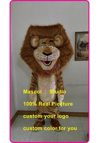 Lion Mascot Costume Cosplay Party Game Dress Outfit Advertising Halloween Adult
