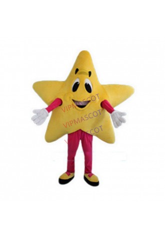 Star Mascot Costume Cartoon Adult Parade Character Unisex Cosplay Dress Outfit