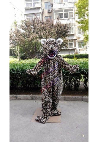 Leopard Mascot Costume Suit Cosplay Party Game Dress Outfit Halloween Adult 2019