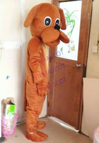 Husky Costume Suit Brown Dog Mascot Professional Animal Unisex Party Cosplay ADS