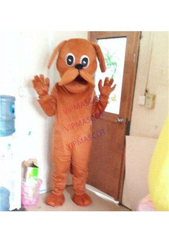 Husky Costume Suit Brown Dog Mascot Professional Animal Unisex Party Cosplay ADS