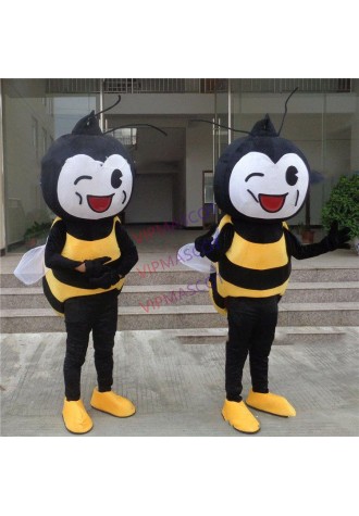 Honeybee Mascot Costume Bee Cosplay Outfit Parade Fancy Dress Insect Unisex Suit
