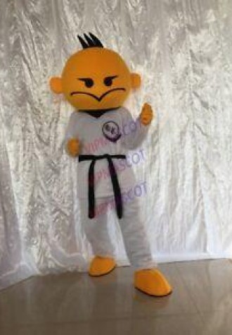 Kung Fu Boy Mascot Costume Kid Parade Outfit Party Dress Festival Cosplay Unisex