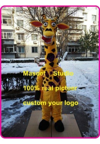 Giraffe Mascot Costume Suit Cosplay Party Game Dress Outfit Halloween Adult New