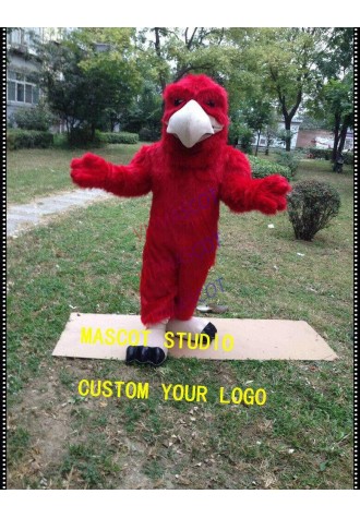 Halloween Red Eagle Mascot Falcon Hawk Costume Anime Theme Fancy Dress Carnival