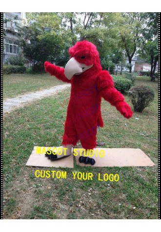 Halloween Red Eagle Mascot Falcon Hawk Costume Anime Theme Fancy Dress Carnival