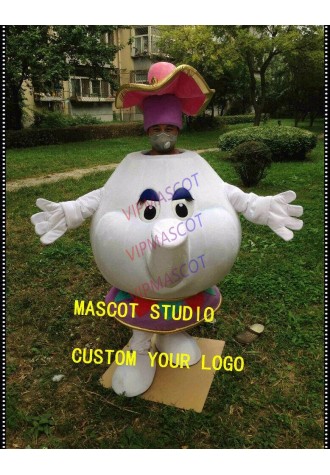 Halloween Teapot Mascot Costume Fancy Anime Cosplay Kits Dress Carnival