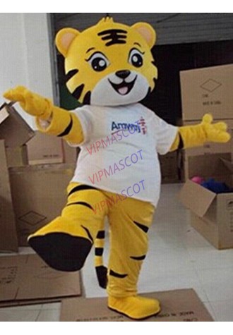 Tiger Adults Halloween Cartoon Mascot Costume Party Cosplay Birthday Fancy Dress