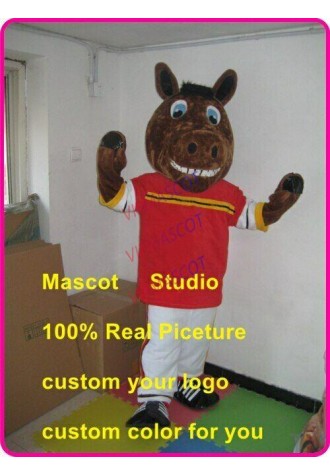 Horse Mascot Costumes Cartoon Apparel Birthday Party Masquerade Christmas Adult
