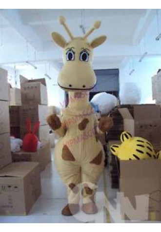 Giraffe Mascot Cartoon Cosplay Costume Festival Fancy Dress Customize Suit Party