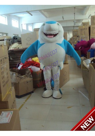 Mascot Costume Adult Character Costume Mascot As Fashion Cosplay Blue Shark