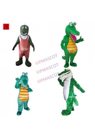 Halloween Crocodile Mascot Costume Cosplay Party Outfit Clothing Carnival Adults