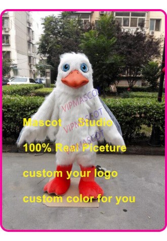 Seagull Mascot Costume Suit Cosplay Party Game Dress Outfit Halloween Adult 2019