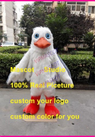 Seagull Mascot Costume Suit Cosplay Party Game Dress Outfit Halloween Adult 2019