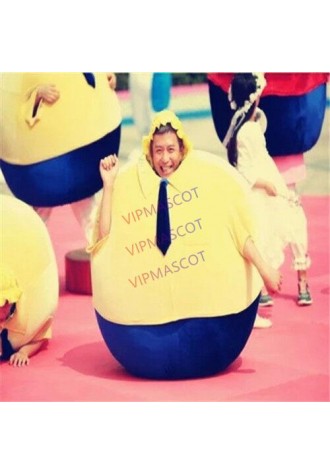 Christmas Yellow Ball Mascot Costume Adversting Parade Cosplay Unisex Party Suit