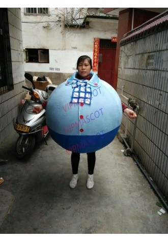 Christmas Yellow Ball Mascot Costume Adversting Parade Cosplay Unisex Party Suit