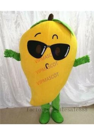 Advertising Fruit Suit Mango Mascot Costume Cosplay Party Dress Adult Parade ADS