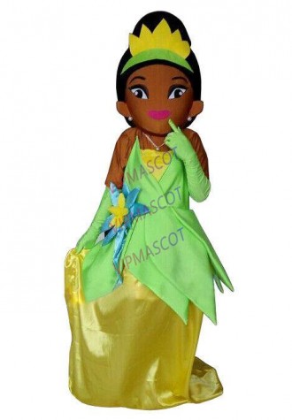 Cosplay Costume Princess Fancy Dress Brown Face Princess Mascot Costumes Parade