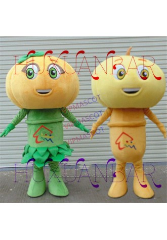 Halloween Funny Pumpkin Head Cartoon Adult Size High Quality Gift
