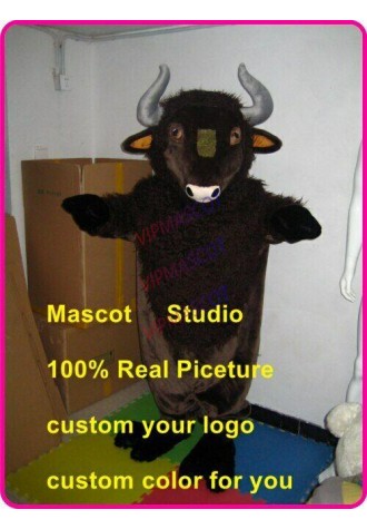 Bull Mascot Costumes Cartoon Apparel Birthday Party Masquerade Christmas Adult