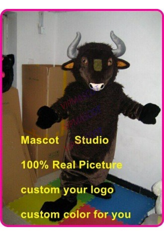 Bull Mascot Costumes Cartoon Apparel Birthday Party Masquerade Christmas Adult