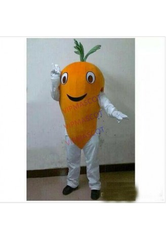 Carrot Mascot Costume Suit Cosplay Party Game Dress Outfit Advertising Halloween