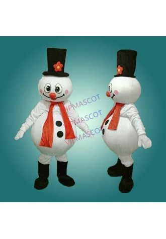 Snowman Mascot Costume  Cosplay Party Game Dress Outfit Halloween Xmas Adult