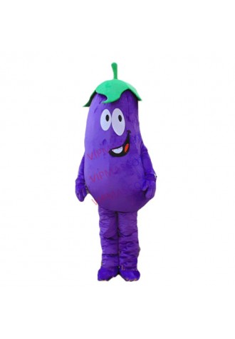 Adversting Vegetables Dress Eggplant Mascot Costume Party Unisex Cosplay Outfits