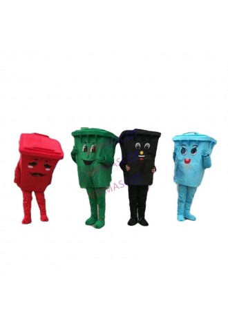 Trash Can Mascot Costume Suit Cosplay Party Game Dress Outfit Halloween Adult