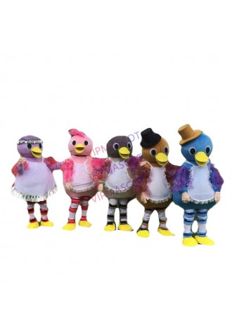 Duck Mascot Costume Cosplay Party Fancy Dress Outfit Advertising Adults Parade