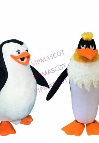 Penguin Mascot Costume Suit Cosplay Party Fancy Dress Outfit Adults Size Parade