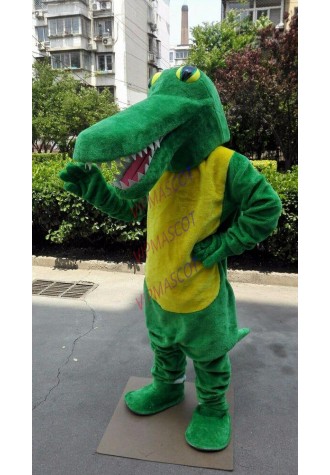 Green Cocodile Mascot Costumes Cartoon Birthday Party Masquerade Christmas Adult